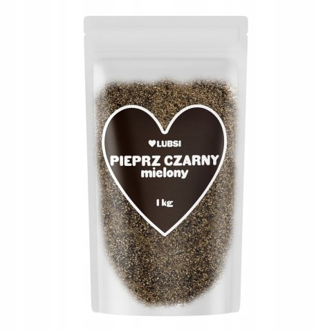 Pieprz czarny mielony przyprawa 1kg LUBSI naturalny aromatyczny jakość