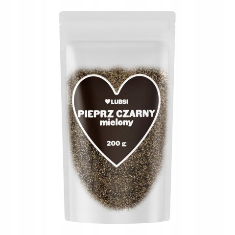 Pieprz czarny mielony przyprawa 200g LUBSI naturalny aromatyczny jakość