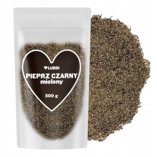 Pieprz czarny mielony przyprawa 500g LUBSI naturalny aromatyczny jakość
