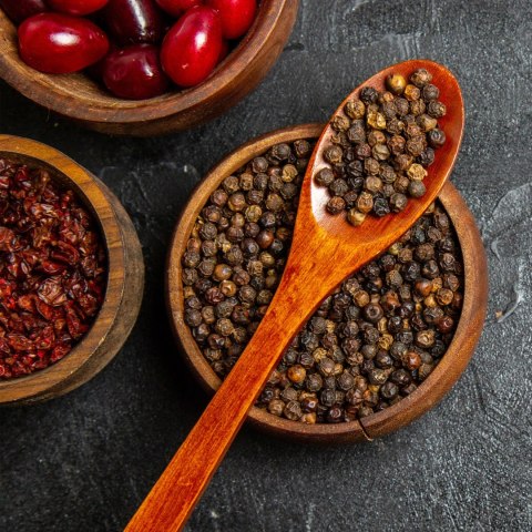 Pieprz czarny ziarnisty przyprawa 500g LUBSI naturalny aromatyczny ziarno