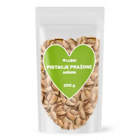 Pistacje prażone solone 200g LUBSI duże świeże naturalne wysoka jakość