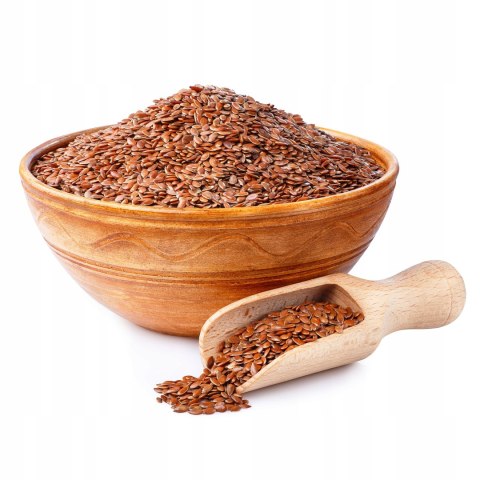Siemię lniane brązowe naturalne 1kg LUBSI len brązowy wysoka jakość