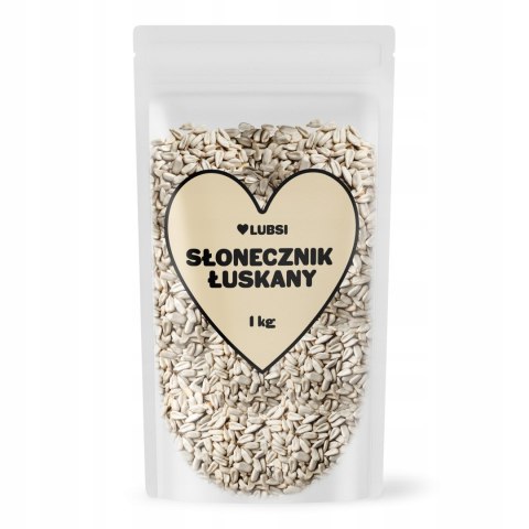 Słonecznik łuskany 1kg LUBSI ziarno wysoka jakość naturalny