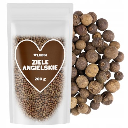 Ziele angielskie przyprawa całe aromatyczne ziarno 200g LUBSI wysoka jakość