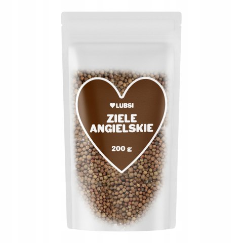 Ziele angielskie przyprawa całe aromatyczne ziarno 200g LUBSI wysoka jakość