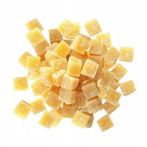 Ananas kandyzowany kostka 100g LUBSI naturalna przekąska wysoka jakość