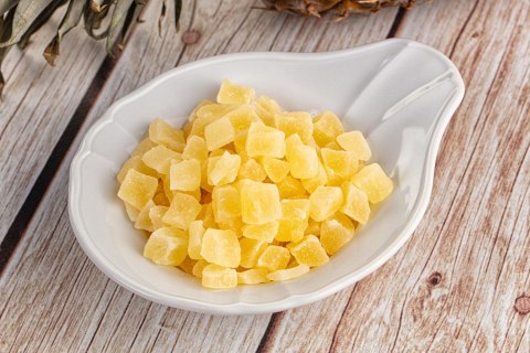 Ananas kandyzowany kostka 200g LUBSI naturalna przekąska wysoka jakość
