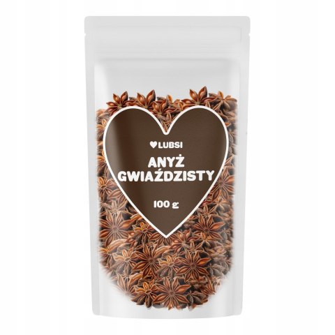 Anyż gwiazdki 100g LUBSI gwiaździsty cały aromatyczny wysoka jakość