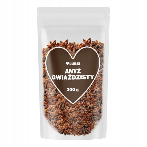 Anyż gwiazdki 200g LUBSI gwiaździsty cały aromatyczny wysoka jakość