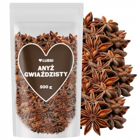 Anyż gwiazdki 500g LUBSI gwiaździsty cały aromatyczny wysoka jakość