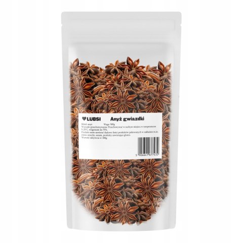 Anyż gwiazdki 500g LUBSI gwiaździsty cały aromatyczny wysoka jakość