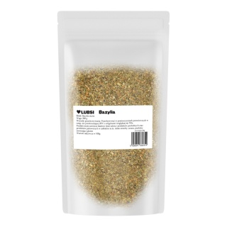 Bazylia suszona przyprawa 200g LUBSI naturalna aromatyczna wysoka jakość