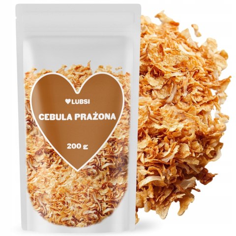Cebula prażona 200g LUBSI cebulka smażona wysoka jakość chrupiąca