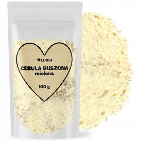 Cebula suszona mielona przyprawa 100g LUBSI wysoka jakość w proszku