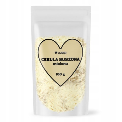 Cebula suszona mielona przyprawa 100g LUBSI wysoka jakość w proszku