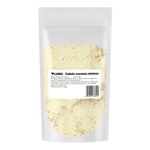 Cebula suszona mielona przyprawa 100g LUBSI wysoka jakość w proszku