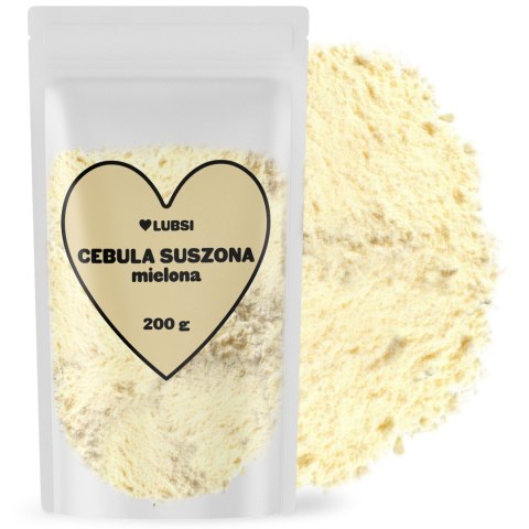 Cebula suszona mielona przyprawa 200g LUBSI wysoka jakość w proszku