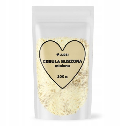 Cebula suszona mielona przyprawa 200g LUBSI wysoka jakość w proszku