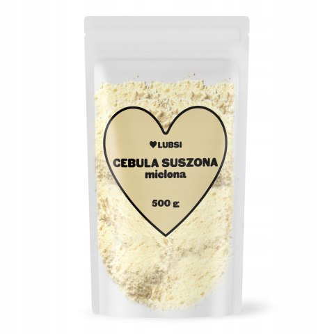 Cebula suszona mielona przyprawa 500g LUBSI wysoka jakość w proszku