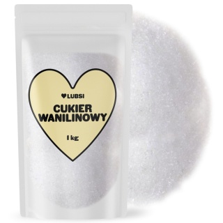 Cukier wanilinowy 1kg LUBSI do wypieków i ciast aromatyczny wysoka jakość