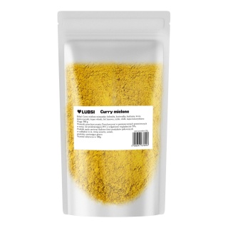 Curry mielone przyprawa indyjska 500g LUBSI aromatyczna doskonała jakość