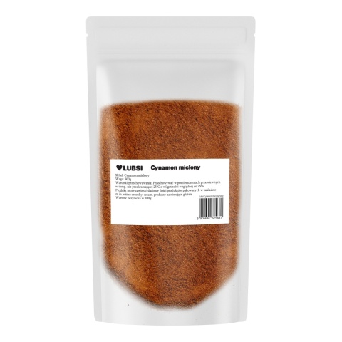 Cynamon mielony 500g LUBSI wysoka jakość aromatyczny naturalny