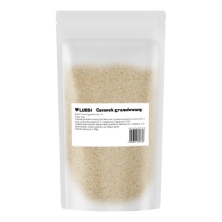 Czosnek granulowany suszony przyprawa 1kg LUBSI aromatyczny naturalny