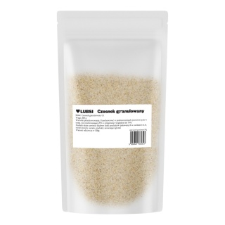 Czosnek granulowany suszony przyprawa 200g LUBSI aromatyczny naturalny
