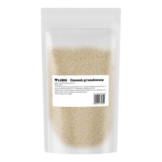 Czosnek granulowany suszony przyprawa 500g LUBSI aromatyczny naturalny