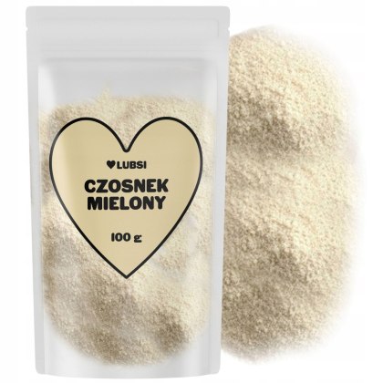 Czosnek mielony przyprawa 100g LUBSI suszony aromatyczny wysoka jakość