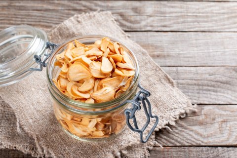 Czosnek suszony płatki 200g LUBSI aromatyczny naturalny czosnek w płatkach