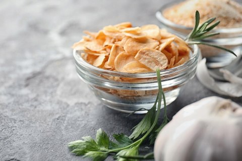 Czosnek suszony płatki 500g LUBSI aromatyczny naturalny czosnek w płatkach