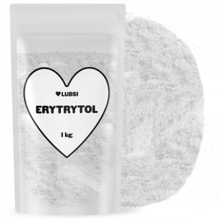 Erytrytol 1kg LUBSI słodzik naturalny 0 kalorii zamiennik cukru erytrol