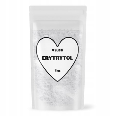 Erytrytol 1kg LUBSI słodzik naturalny 0 kalorii zamiennik cukru erytrol