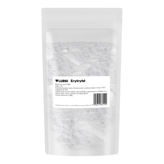 Erytrytol 1kg LUBSI słodzik naturalny 0 kalorii zamiennik cukru erytrol