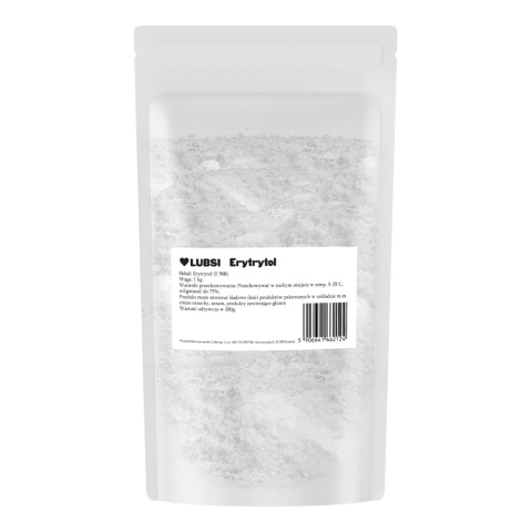 Erytrytol 1kg LUBSI słodzik naturalny 0 kalorii zamiennik cukru erytrol