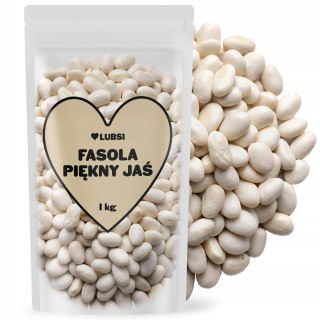Fasola Piękny Jaś 1kg LUBSI polska biała fasolka naturalna Jaś karłowy
