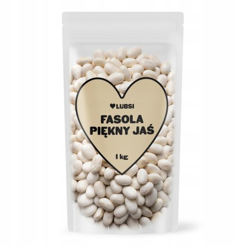 Fasola Piękny Jaś 1kg LUBSI polska biała fasolka naturalna Jaś karłowy