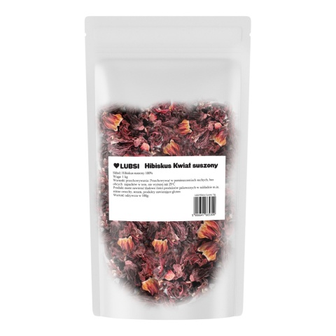 Hibiskus suszony 1kg LUBSI malwa naturalny kwiat hibiskusa herbata napar