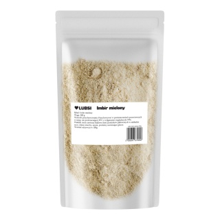 Imbir mielony 200g LUBSI aromatyczny naturalny wysoka jakość bez dodatków