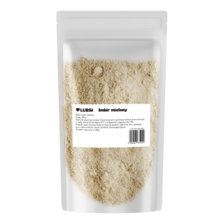 Imbir mielony 500g LUBSI aromatyczny naturalny wysoka jakość bez dodatków