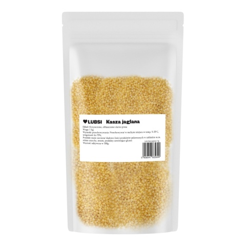 Kasza jaglana polska sypka 1kg LUBSI naturalna wysoka jakość