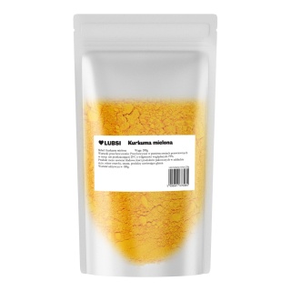 Kurkuma mielona przyprawa 200g LUBSI aromatyczna naturalna wysoka jakość