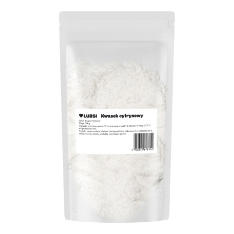 Kwas cytrynowy spożywczy 500g LUBSI kwasek czysty naturalny wysoka jakość