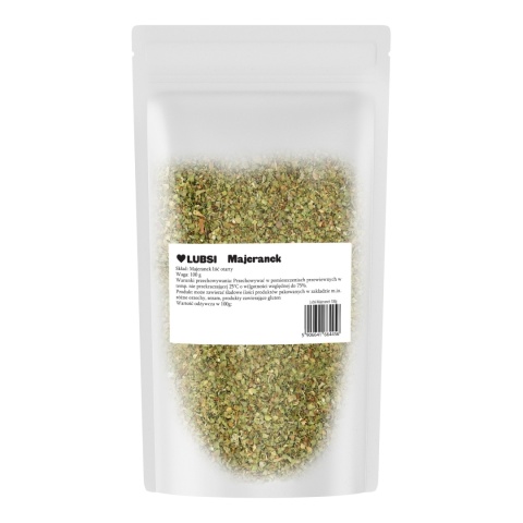 Majeranek suszony przyprawa liść 100g LUBSI aromatyczny wysoka jakość