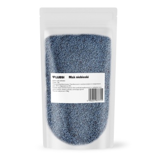 Mak niebieski 1kg LUBSI czysty naturalny ziarno maku wysoka jakość