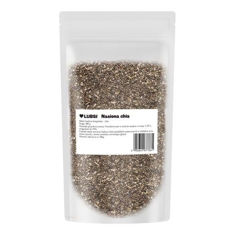 Nasiona chia 500g LUBSI szałwia hiszpańska nasiona wysoka jakość naturalne
