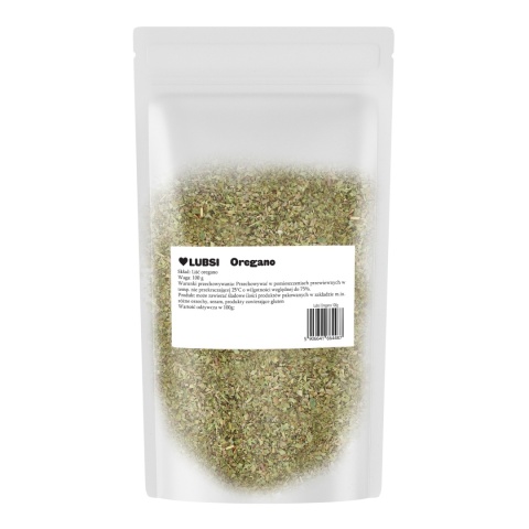 Oregano suszone przyprawa liść 100g LUBSI aromatyczna wysoka jakość