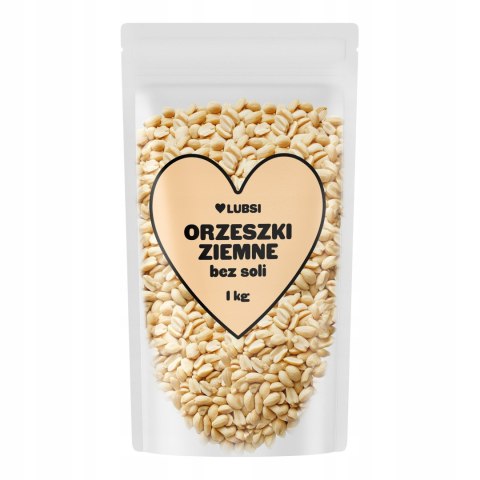 Orzeszki ziemne bez soli 1kg LUBSI prażone orzechy ziemne arachidowe jakość