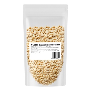 Orzeszki ziemne bez soli 500g LUBSI prażone orzechy arachidowe jakość